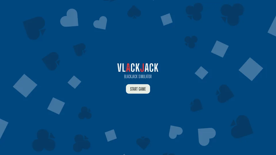 Blackjack game artwork