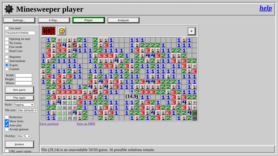 Minesweeper game artwork