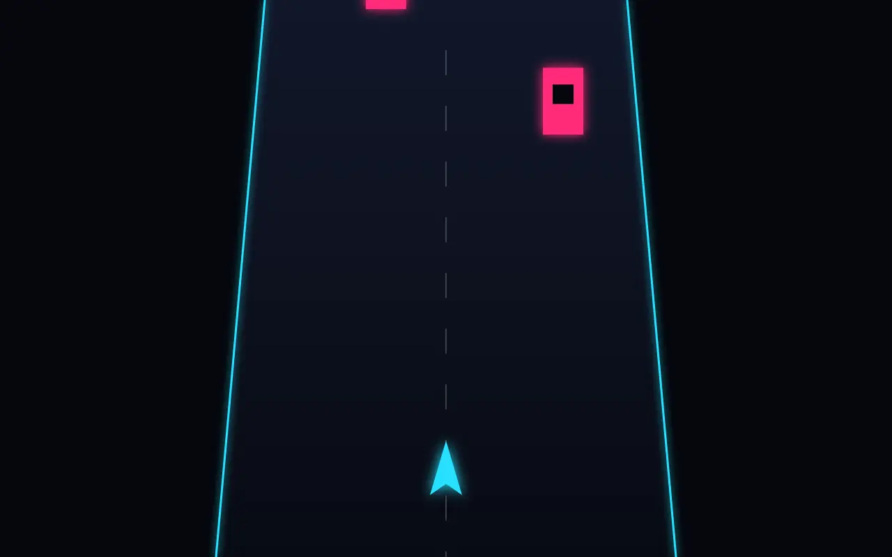 Neon Vector Racer game artwork