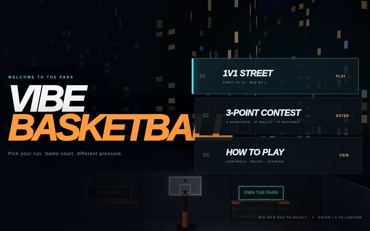 Vibe Basketball game artwork